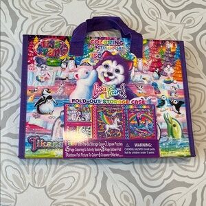 Lisa Frank trifold travel activities set